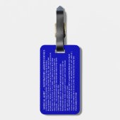 医療用呼吸器CPAPマ運シンオン ラゲッジタグ (裏面縦)