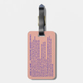 医療用呼吸器CPAPマ運シンオン ラゲッジタグ (裏面縦)