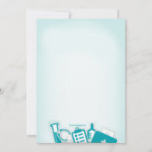 医療用品卒業招待状 招待状 (裏面)