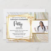 医療用大理石花こう岩の幾何学的カデュース 招待状 (正面)