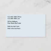 医療用放射線画像テーマ名刺 名刺 (裏面)