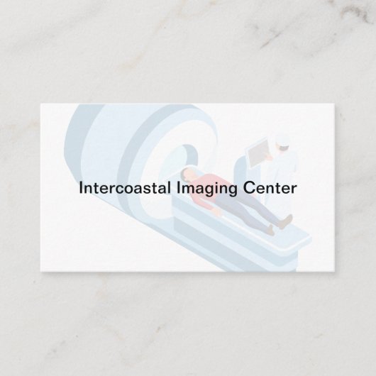 医療用放射線画像テーマ名刺 名刺 (正面)