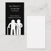 医療用物理セラピストテーマ 名刺 (正面/裏面)
