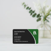 医療用物理セラピスト再ハブ名刺 名刺 (スタンド正面)