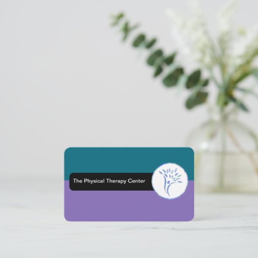 医療用物理セラピスト名刺 名刺 (スタンド正面)