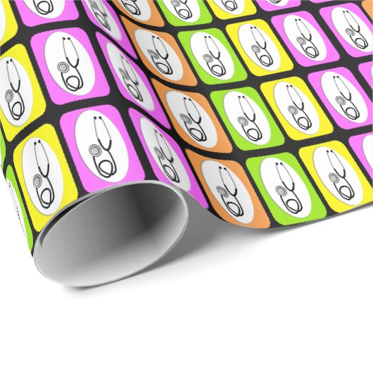 医療用聴診器ギフトラップシトラス ラッピングペーパー (ロールコーナー)