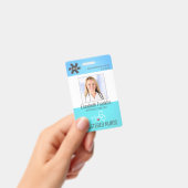 医療用聴診器ブルーグリーン勾配ナース バッジ (手持ち)