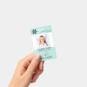 医療用聴診器ミントグリーン旅行ナース バッジ (手持ち)