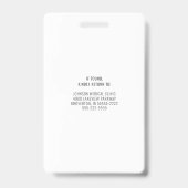 医療用聴診器ミントグリーン旅行ナース バッジ (裏面)