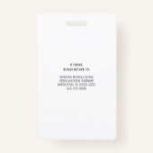 医療用聴診器ミントグリーン旅行ナース バッジ (裏面)