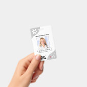 医療用聴診器編集可能グレーナースバッジ バッジ (手持ち)