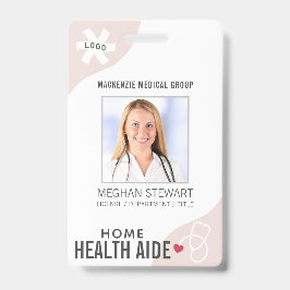 医療用聴診器編集可能ピンクホーム健康補助器具 バッジ