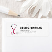 医療用聴診器 |ドクターナース差出人住所 ラベル (インサイチュ)