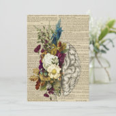 医療用花の脳の解剖学ポスター 案内状 (スタンド正面)