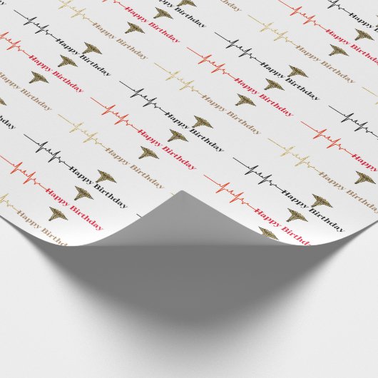 医療用誕生日ギフトラップ又はラッピング紙 ラッピングペーパー (角)