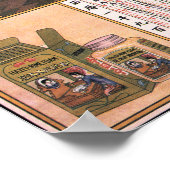 医療用軟膏ヴィンテージ中国の広告 ポスター (角)