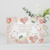 医療用退職水の色 招待状 (スタンド正面)