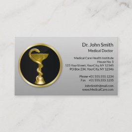 医療用金ゴールドプロフェッショナル衛生用ボウル 予約カード