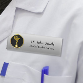 医療用金ゴールドプロフェッショナル衛生用ボウル 名札