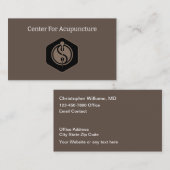 医療用鍼治療テーマ名刺 名刺 (正面/裏面)