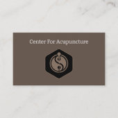 医療用鍼治療テーマ名刺 名刺 (正面)