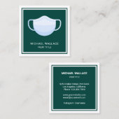 医療用顔マスク スクエア名刺 (正面/裏面)