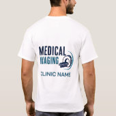 医療画像診断デザイン Tシャツ (裏面)