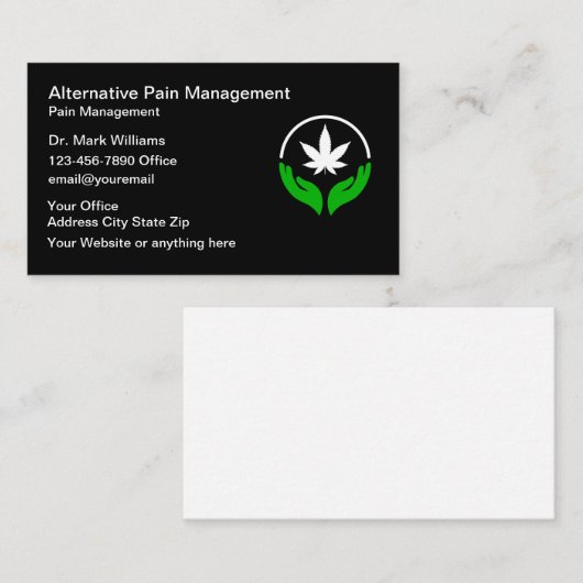 医療疼痛管理ドクターオフィス 名刺 (正面/裏面)
