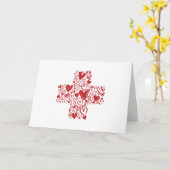 医療病院ナースセラピスト医療 カード (黄色い花)