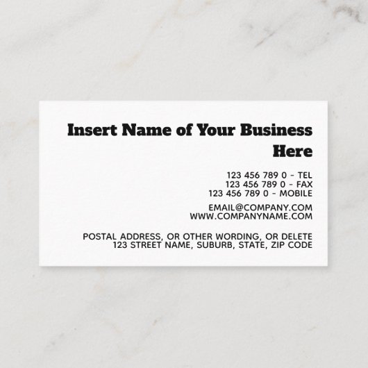 医療病院金ゴールド黒体患者 予約カード (裏面)