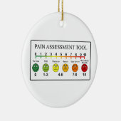 医療痛み評価ツールチャート セラミックオーナメント (右)