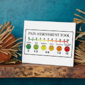 医療痛み評価ツールチャート フォトプラーク (側面)