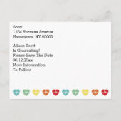 医療看護学校卒業生 案内ポストカード (裏面)