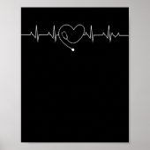 医療看護聴診器ナース心拍贈呈 ポスター (正面)