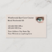 医療眼科医眼科 名刺 (正面)