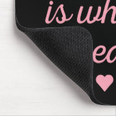 医療社会人の仕事はハート マウスパッド (コーナー)