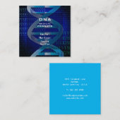 医療科学 DNA 現代 スクエア名刺 (正面/裏面)