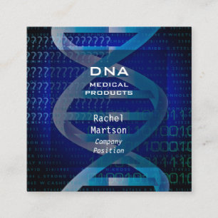 医療科学 DNA 現代 スクエア名刺