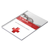 医療科学DNAストランドクロス ノートブック (左側)