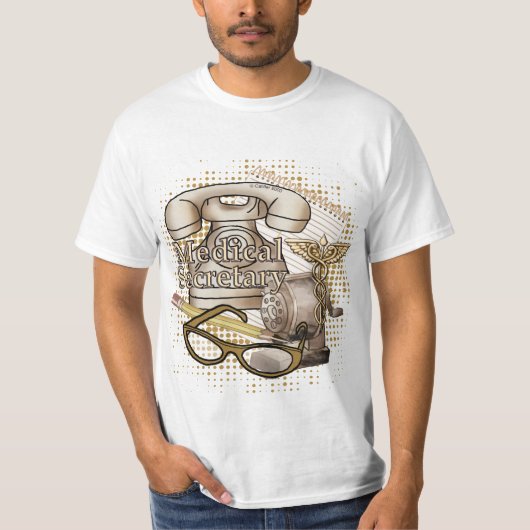医療秘書 Tシャツ (正面)