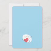 医療系卒業 卒業式 招待状 (裏面)