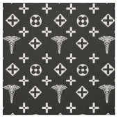 医療組織。医師のロゴ ファブリック (見本)