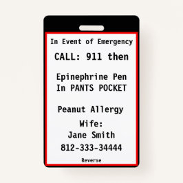 医療緊急バッジラベルカスタム情報 バッジ