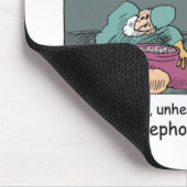 医療緊急用4電話おもしろいギフトマグ マウスパッド (コーナー)