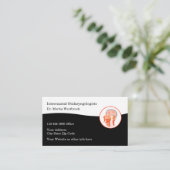 医療耳鼻咽喉科医事務所 名刺 (スタンド正面)