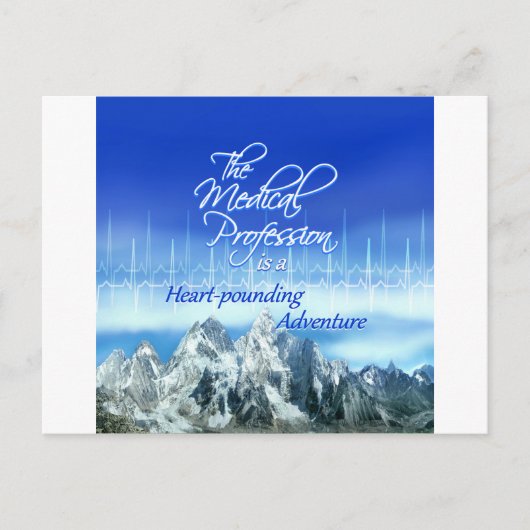 医療職業はアドベンチャー_ハートビート&モー ポストカード (正面)