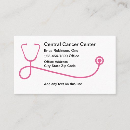 医療腫瘍医がん医師 名刺 (正面)