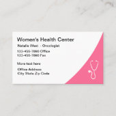 医療腫瘍医がん医療用名刺 名刺 (正面)