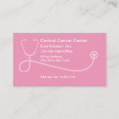 医療腫瘍医アポイントメント名刺 名刺 (正面)