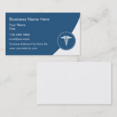 医療衛生テーマ名刺テンプレート 名刺 (正面/裏面)